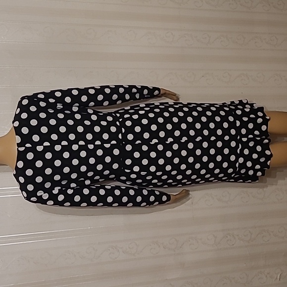 🌸 Gorgeous Lauren by Ralph Lauren polka dot dress dress sz 6 - Picture 9 of 11